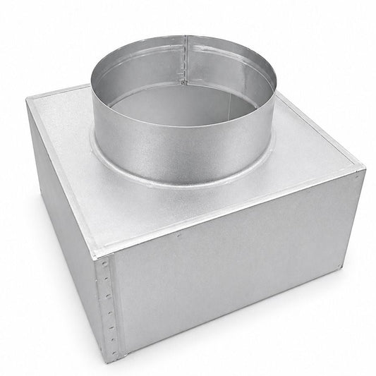 Our plenum boxes are manufactured from galvanised steel and designed to provide a simple and effective connection between ductwork and air terminals, grilles, or diffusers. Available in a range of sizes and configurations, they help achieve even air distribution and can be tailored to suit project-specific requirements.