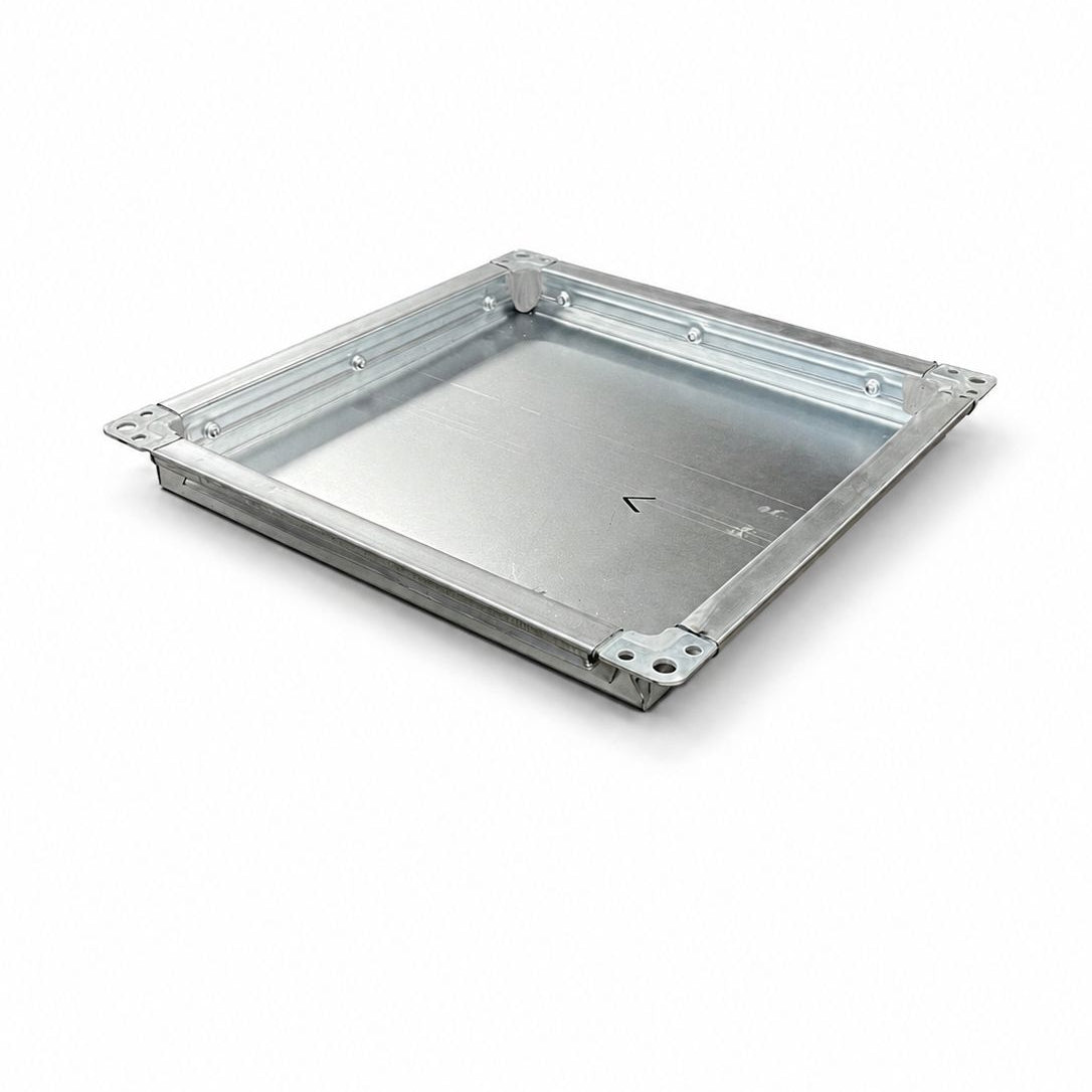 Galvanised Square Cap End Duct for ventilation systems that conforms to DW144.